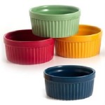 COLORED PORCELAIN RAMEKINS FROM PREPARED PANTRY