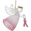 pinkribbonglassornament